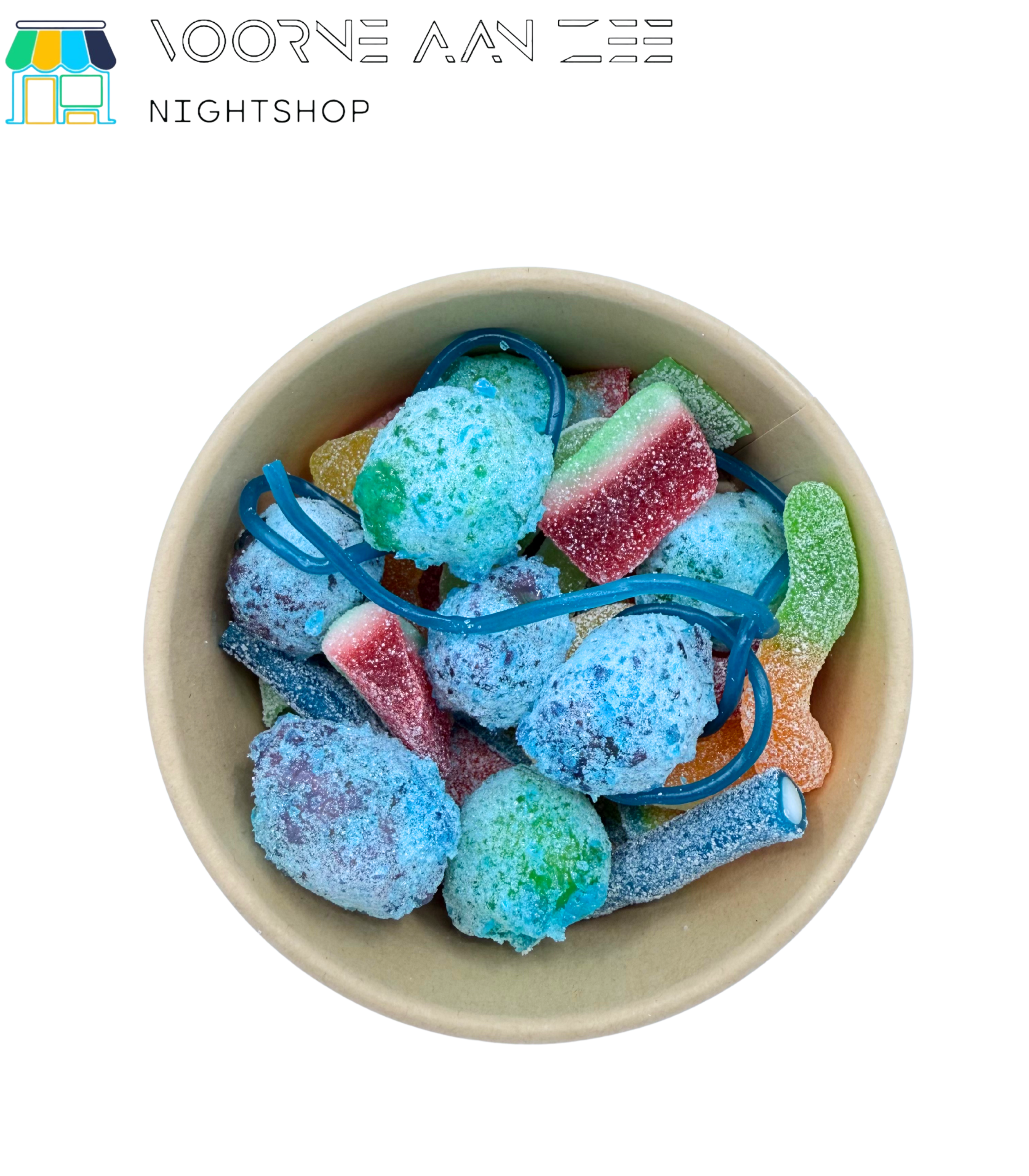 Frozen Fruit Candy Blue Raspberry