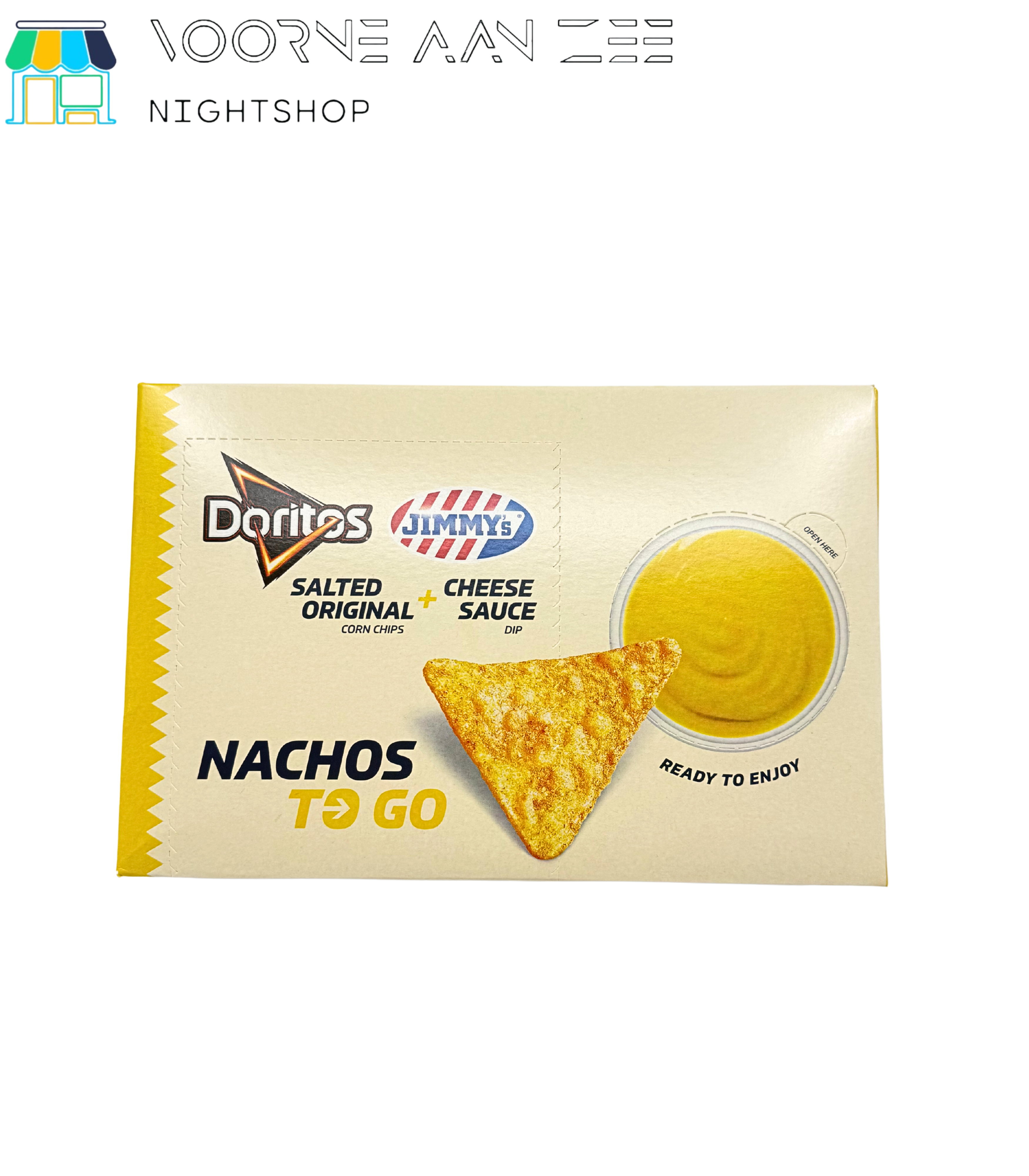 Nachos Doritos + Jimmy’s Cheese Sauce